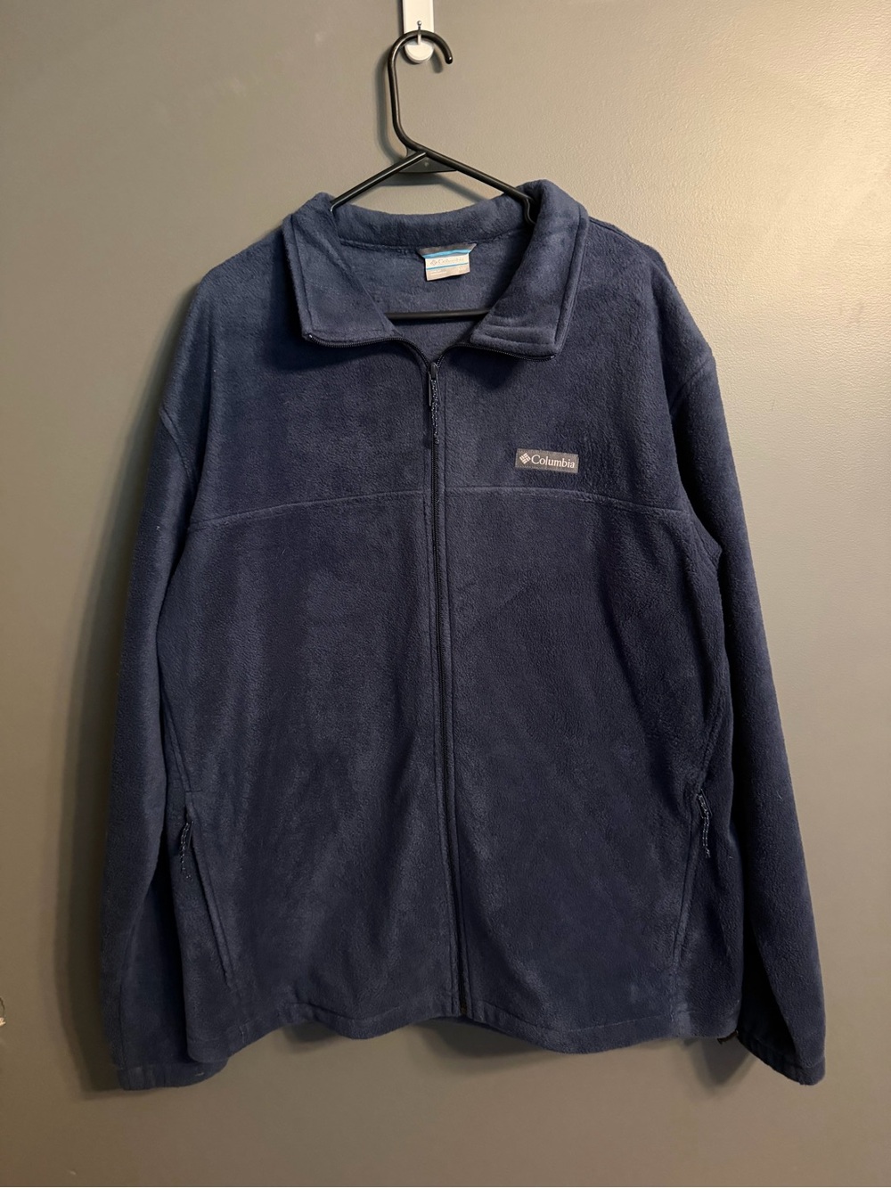 Columbia Navy Full-Zip Fleece Jacket